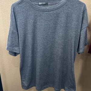Men's Short Sleeve Crew Tee in Heather Slate by AllSaints